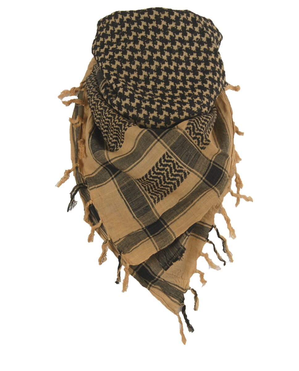 PLO sjaal / Arafat sjaal in beige en zwart
