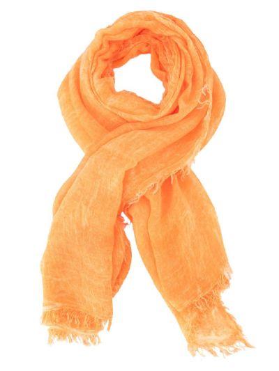 Oranje sjaal van 100% bamboe