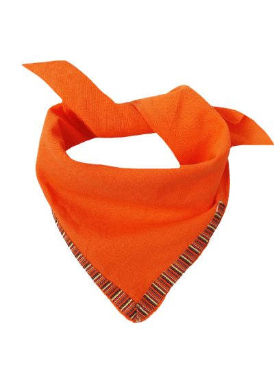 Jessy – Oranje bandana met strepen