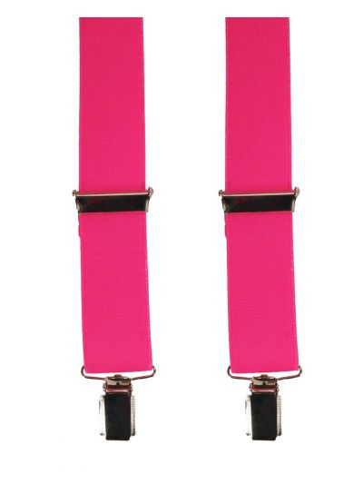 Bretels in neon roze