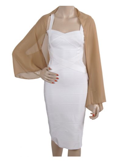 Korte bolero bolero stola  in beige