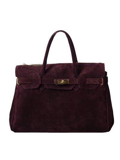 Jessa suède handtas XL
