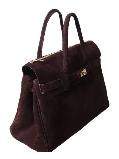 Jessa suède handtas XL