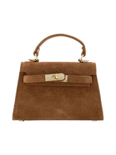 Livia suède leren handtas