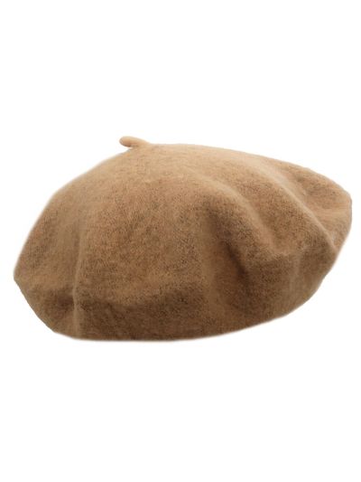 Camelkleurige alpino baret