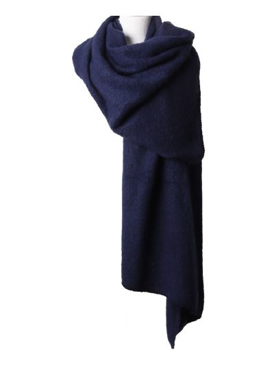 Wol-blend omslagdoek/sjaal 