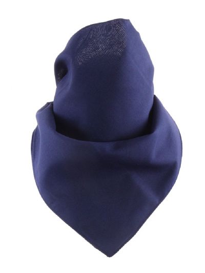 Effen boerenzakdoek / bandana in donkerblauw