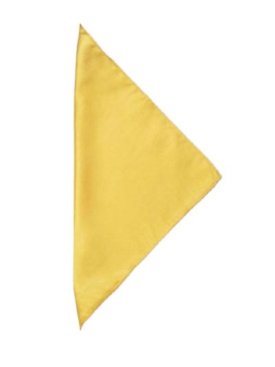 Gele zijden pochet