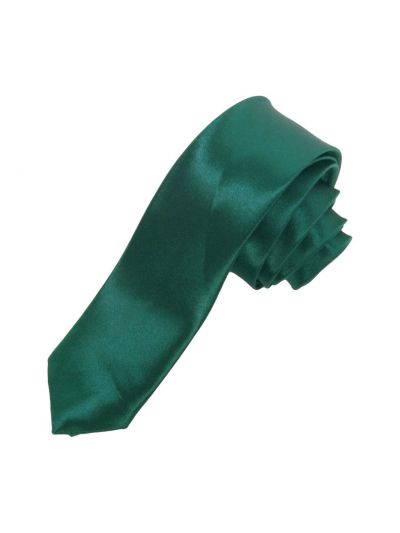 Flessengroene extra skinny stropdas