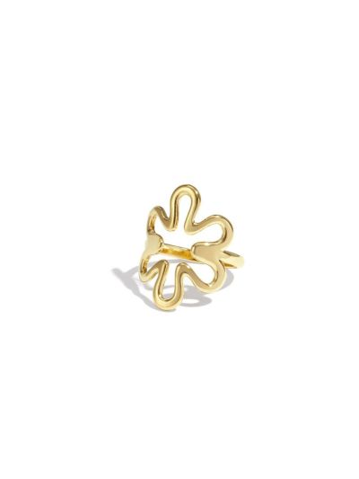 Ring met bloemvorm