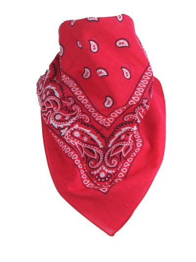 Boerenzakdoek / bandana  in hardroze