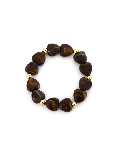 Hartjes armband met kralen