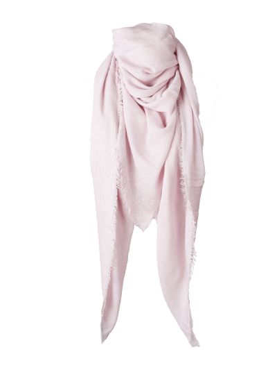XL sjaal van kasjmier-modal blend in roze