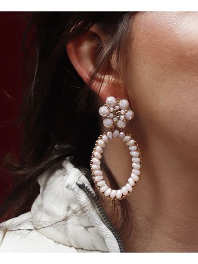 Kelly statement oorbellen in multicolor