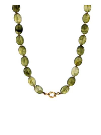 Kralenketting met gouden details