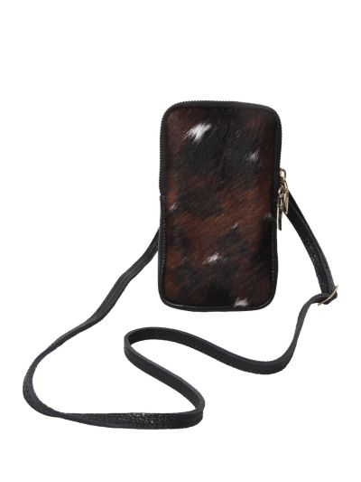 Telefoontasje met koeienvacht