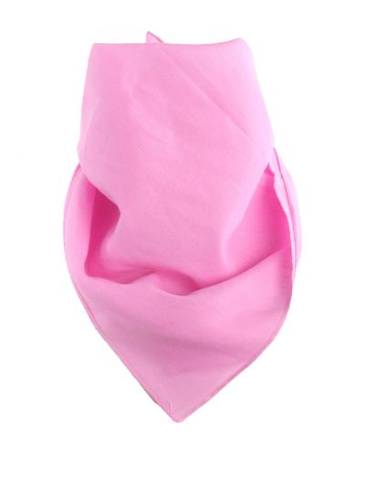 Effen boerenzakdoek / bandana in lichtroze