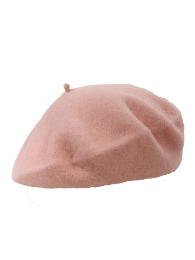 Licht-oudroze alpino baret