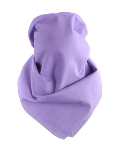 Effen boerenzakdoek / bandana in lila
