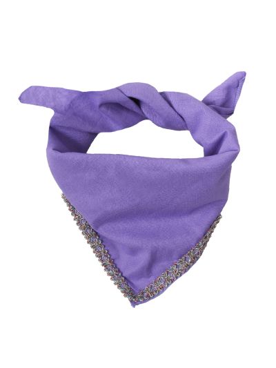 Jessy – Lila bandana met glitterband