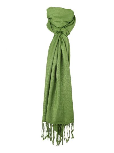 Lindegroene pashmina sjaal