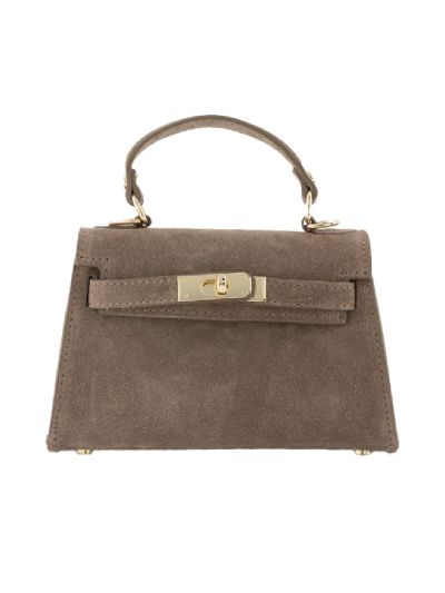 Livia suède leren handtas