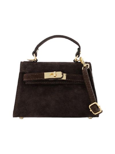 Livia suède leren handtas