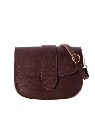 Leny lederen crossbody tas