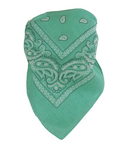 Boerenzakdoek / bandana in mintgroen