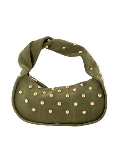 Emily suède Handtas met studs