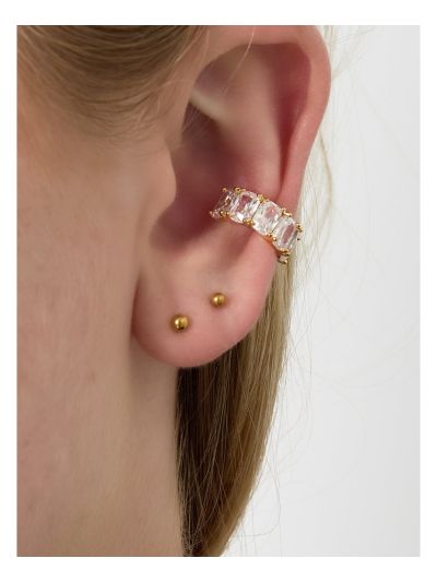 Ear cuff met strass-steentjes