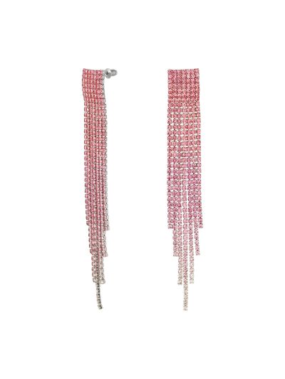 Lange strass oorbellen
