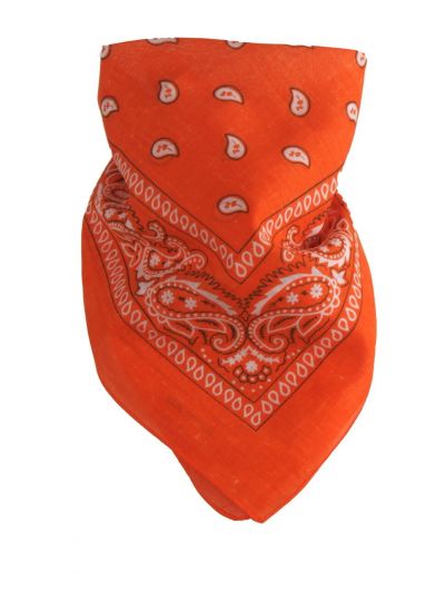 Boerenzakdoek / bandana  in oranje