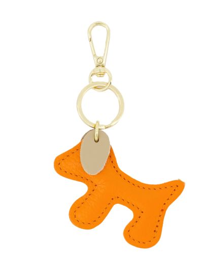 Tashanger hondje – Grain Leer in oranje