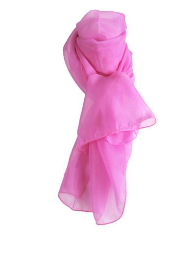 Effen zuurstok roze voile sjaal