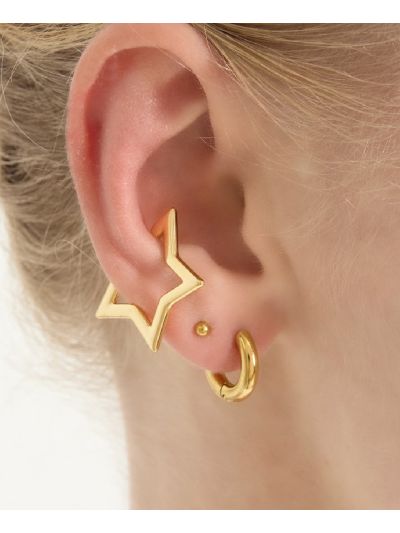 Ster ear cuff oorbel