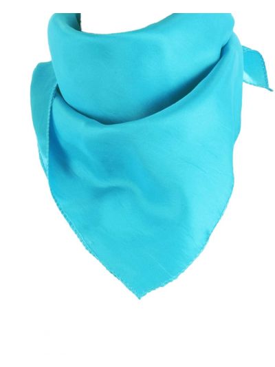 Vierkante turquoise sjaal 