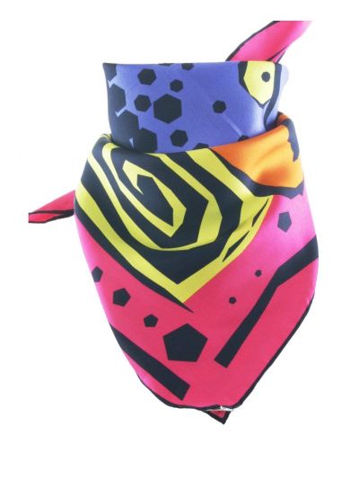 Twill zijden halsdoek met sterrenbeeld Stier