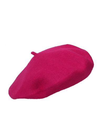 Wollen baret in hardroze