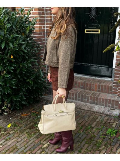 Yara large lederen handtas