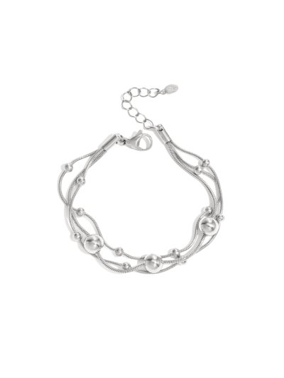 Armband met vergulde bolletjes