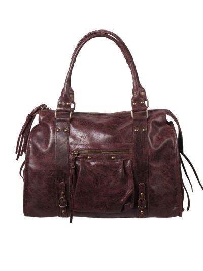 Large lederen city bag