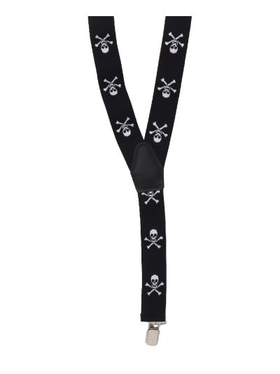 Bretels met skulls
