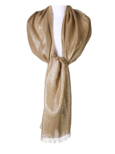 Stola met lurex glittereffect