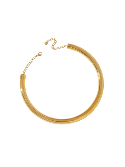 Gouden minimalistische choker ketting