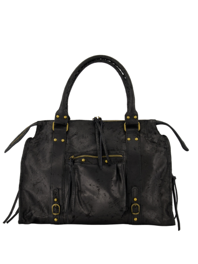 Large lederen city bag