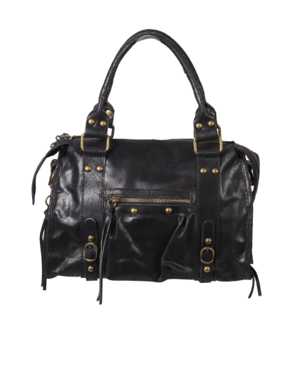Lederen city bag- medium
