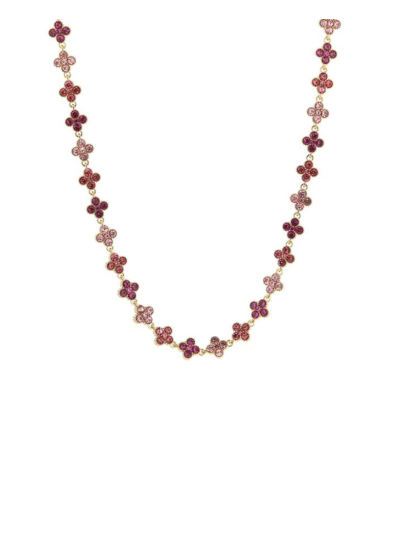 Clover halsketting met strass 