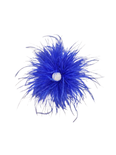 Veren broche / corsage met strass details