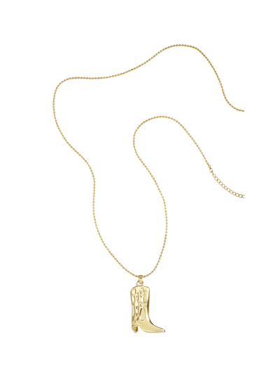 Ketting met cowboy boot hanger 